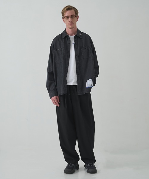 in・stru(men-tal)./インストールメンタル】COTTON TENCEL DENIM WORK