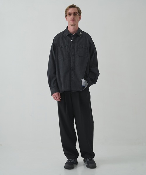 in・stru(men-tal)./インストールメンタル】COTTON TENCEL DENIM WORK