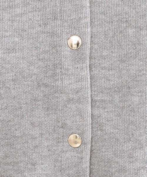 OPAQUE.CLIP（オペークドットクリップ）の「スナップボタンニットカーディガン【洗濯機OK】（カーディガン/ボレロ・レディース・ブラック/グレー/ブルー系その他/ホワイト・42/40/38）」の12枚目の写真
