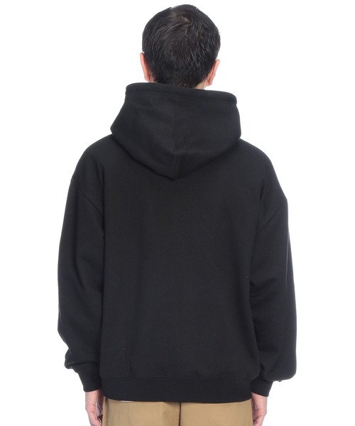 THRASHER(スラッシャー)の「THRASHER (スラッシャー) フロントロゴ ダブルジップ パーカー 長袖 フルジップ TH26SP08(パーカー・メンズ・ブラック/ブラック×シルバー/グレー/ピンク・LL/M/L)」の14枚目の写真