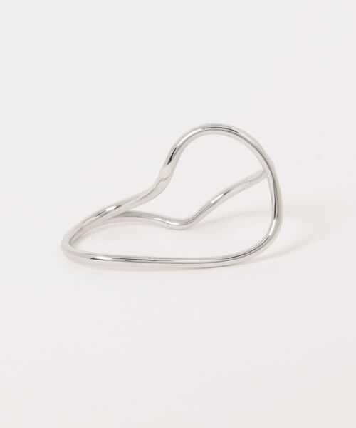 novice（ノーヴィス）の「【novice】Flow Curve Double Finger Ring［Stainless］（リング・レディース・シルバー/ゴールド・FREE）」の16枚目の写真