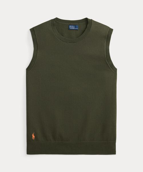 POLO RALPH LAUREN(ポロ ラルフ ローレン)の「スリーブレス クルーネック セーター(ニット/セーター・レディース・グリーン系2・XS/M/S)」の7枚目の写真