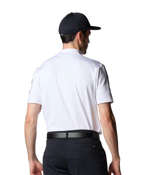 UNDER ARMOUR(アンダーアーマー)の「UAドライブ アーマーニット モックネック シャツ(ゴルフ/メンズ)(ポロシャツ・メンズ・ホワイト・M/S/L/XL/2XL/3XL)」の2枚目の写真