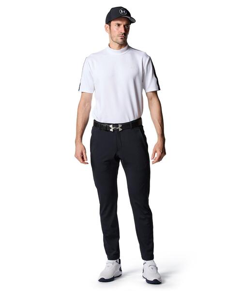 UNDER ARMOUR(アンダーアーマー)の「UAドライブ アーマーニット モックネック シャツ(ゴルフ/メンズ)(ポロシャツ・メンズ・ホワイト・M/S/L/XL/2XL/3XL)」の3枚目の写真