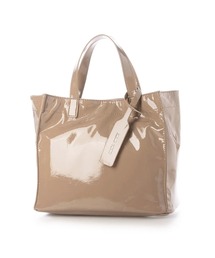 cache cache（カシュ カシュ）の「cache cache ソフトエナメルスクエア手提げトートS（トートバッグ）」