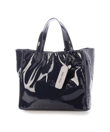 cache cache（カシュ カシュ）の「cache cache ソフトエナメルスクエア手提げトートS（トートバッグ）」