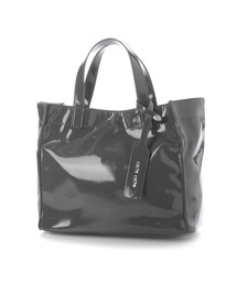 cache cache（カシュ カシュ）の「cache cache ソフトエナメルスクエア手提げトートS（トートバッグ）」