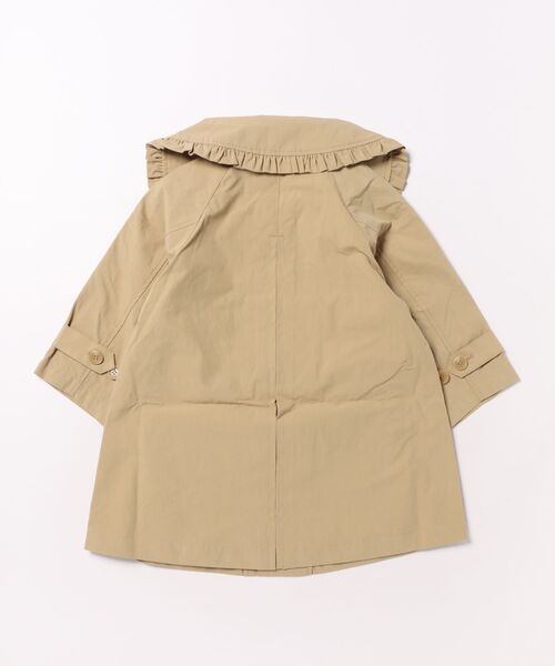 LOWRYS FARM（ローリーズファーム）の「ＢＩＧカラーコート　 643971（ステンカラーコート・キッズ・ベージュ・120cm/110cm/150cm/130cm）」の19枚目の写真