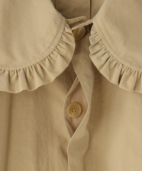 LOWRYS FARM（ローリーズファーム）の「ＢＩＧカラーコート　 643971（ステンカラーコート・キッズ・ベージュ・120cm/110cm/150cm/130cm）」の14枚目の写真