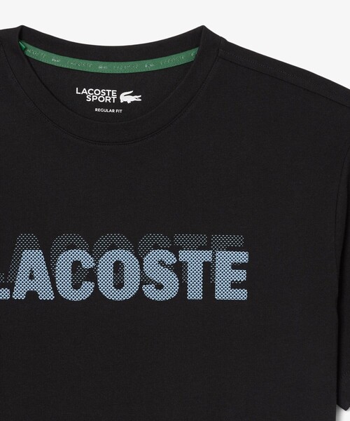 LACOSTE(ラコステ)の「ブランドネームロゴプリントウルトラドライTシャツ(Tシャツ/カットソー・メンズ・ブラック/ライトブルー/グリーン/ホワイト・3/4/5)」の7枚目の写真