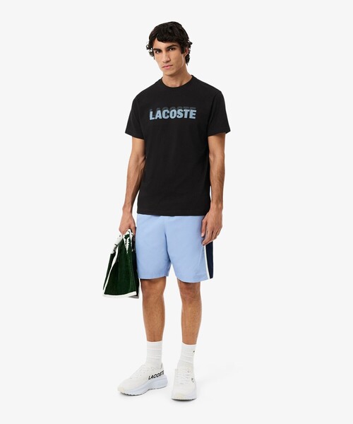 LACOSTE(ラコステ)の「ブランドネームロゴプリントウルトラドライTシャツ(Tシャツ/カットソー・メンズ・ブラック/ライトブルー/グリーン/ホワイト・3/4/5)」の9枚目の写真