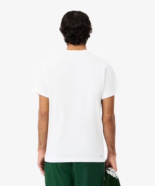 LACOSTE(ラコステ)の「ブランドネームロゴプリントウルトラドライTシャツ(Tシャツ/カットソー・メンズ・ブラック/ライトブルー/グリーン/ホワイト・3/4/5)」の16枚目の写真