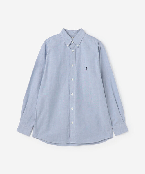 GYMPHLEX(ジムフレックス)の「Gymphlex | オックスフォード 長袖ボタンダウンシャツ SOLID MEN(シャツ/ブラウス・メンズ・ブルー/ホワイト・M/XL/L)」の2枚目の写真