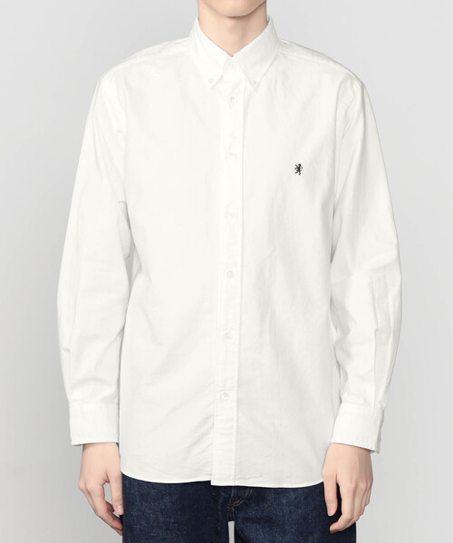 GYMPHLEX(ジムフレックス)の「Gymphlex | オックスフォード 長袖ボタンダウンシャツ SOLID MEN(シャツ/ブラウス・メンズ・ブルー/ホワイト・M/XL/L)」の11枚目の写真