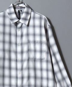TOWNCRAFT / 60S OMBRE PLAID RAYON S/S SHIRT MADE IN JAPAN オンブレ