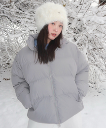 URBANAGE（アーバンエイジ）の「アーバンエイジベーシック2WAYショートパディング_グレー（ダウンジャケット/コート）」