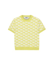 MSGM | TheMwave モノグラムジャガード ニットトップ(ニット/セーター)