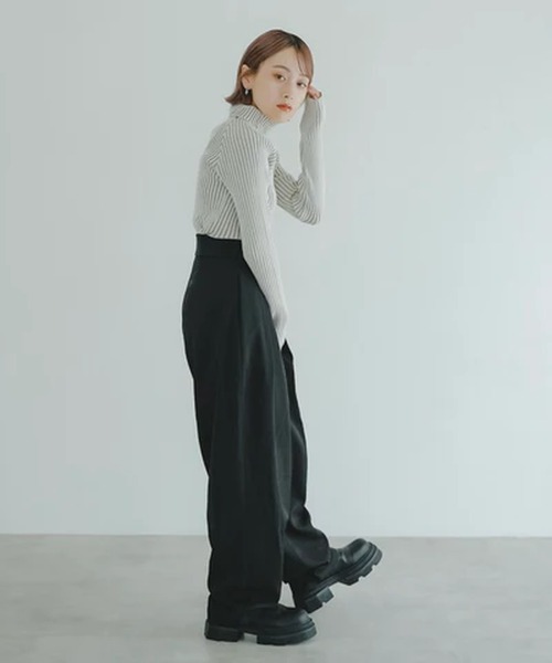 merrylatte(メリーラテ)の「厚底スキンブーツ【IROHANI】(ブーツ・レディース・ブラック・L/S)」の12枚目の写真