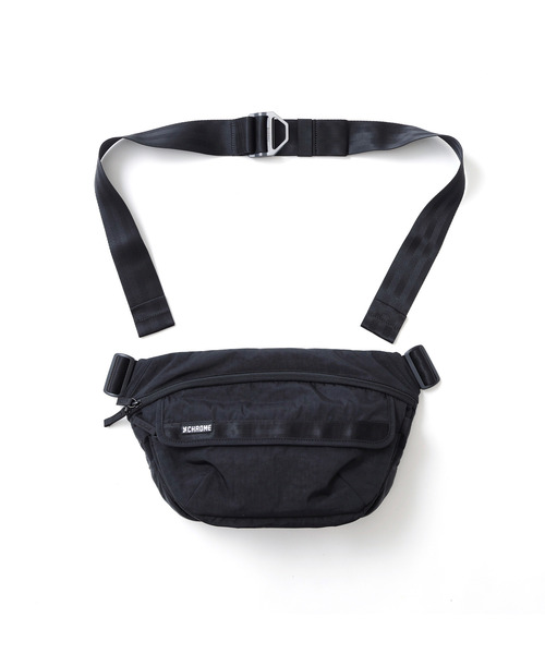 CHROME（クローム）の「［ CHROME / クローム ］BOT FLAP SLING 5L BCVL_BLACK CANVAS LEATHER / ボット フラップ スリング 5リットル ブラック キャンバス レザー 耐水 5L ボディバッグ（ボディバッグ/ウエストポーチ・メンズ・ブラック系その他2・FREE）」の9枚目の写真
