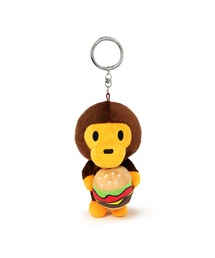 BABY MILO STORE(�x�C�r�[�}�C���X�g�A)��BABY MILO HAMBURGER PLUSH DOLL KEYCHAIN 12CM(�L�[�z���_�[)