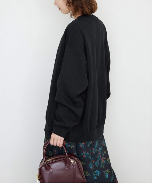 SLOBE IENA（スローブイエナ）の「《追加2》ダブルフェイスジャージースナップカーディガン（カーディガン/ボレロ・レディース・サックスブルー/ベージュ系その他・FREE）」の14枚目の写真