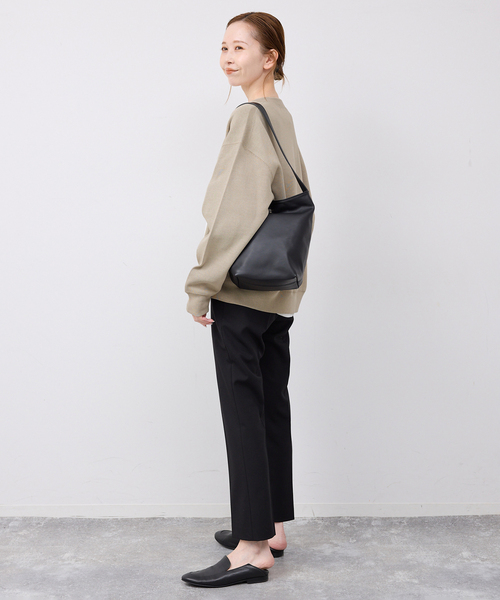 SLOBE IENA（スローブイエナ）の「《追加2》ダブルフェイスジャージースナップカーディガン（カーディガン/ボレロ・レディース・サックスブルー/ベージュ系その他・FREE）」の18枚目の写真