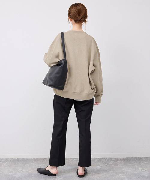 SLOBE IENA（スローブイエナ）の「《追加2》ダブルフェイスジャージースナップカーディガン（カーディガン/ボレロ・レディース・サックスブルー/ベージュ系その他・FREE）」の19枚目の写真