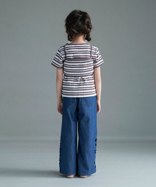 BRANSHES（ブランシェス）の「【WEB限定】リボンビスチェトップスセット（Tシャツ/カットソー・キッズ・ブラック/その他・150/140/130/120/110/100）」の6枚目の写真