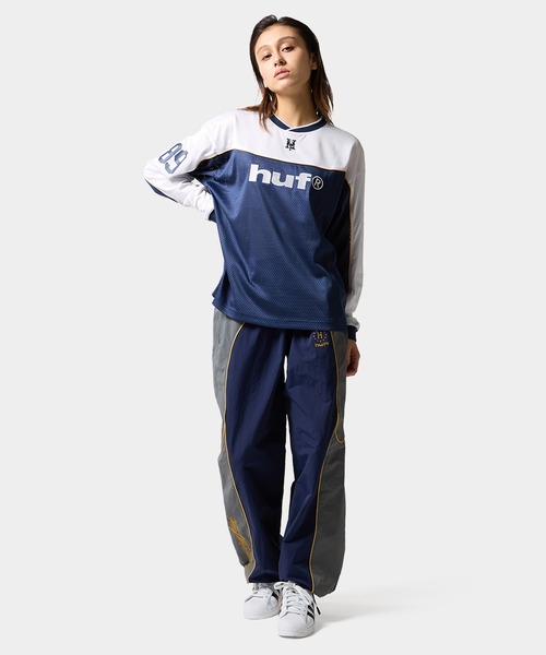 HUF(ハフ)の「HUF eightynine FOOTBALL TOP(Tシャツ/カットソー・メンズ・ブラック/ネイビー・S/XXL/XL/L/M)」の4枚目の写真