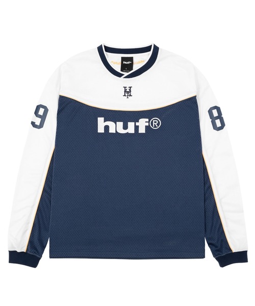 HUF(ハフ)の「HUF eightynine FOOTBALL TOP(Tシャツ/カットソー・メンズ・ブラック/ネイビー・S/XXL/XL/L/M)」の9枚目の写真