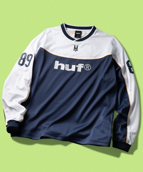 HUF(ハフ)の「HUF eightynine FOOTBALL TOP(Tシャツ/カットソー・メンズ・ブラック/ネイビー・S/XXL/XL/L/M)」の19枚目の写真