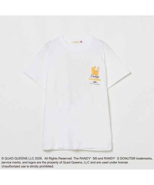 HELIOPOLE（エリオポール）の「Randy's Donuts T-shirts（Tシャツ/カットソー・レディース・チャコールグレー/ホワイト・MEDIUM）」の2枚目の写真