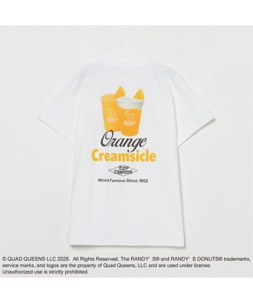 HELIOPOLE（エリオポール）の「Randy's Donuts T-shirts（Tシャツ/カットソー・レディース・チャコールグレー/ホワイト・MEDIUM）」の7枚目の写真