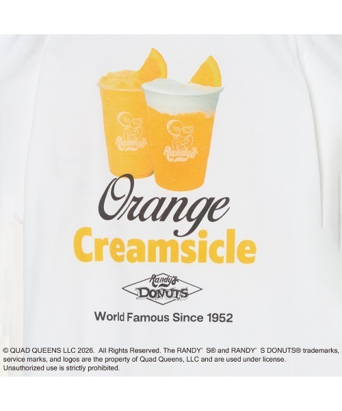 HELIOPOLE（エリオポール）の「Randy's Donuts T-shirts（Tシャツ/カットソー・レディース・チャコールグレー/ホワイト・MEDIUM）」の5枚目の写真