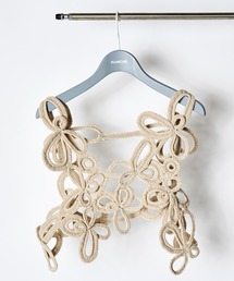 RUMCHE（ラムシェ）の「Flower Bond Yarn Harness / フラワーボンドヤーンハーネス（ベスト）」