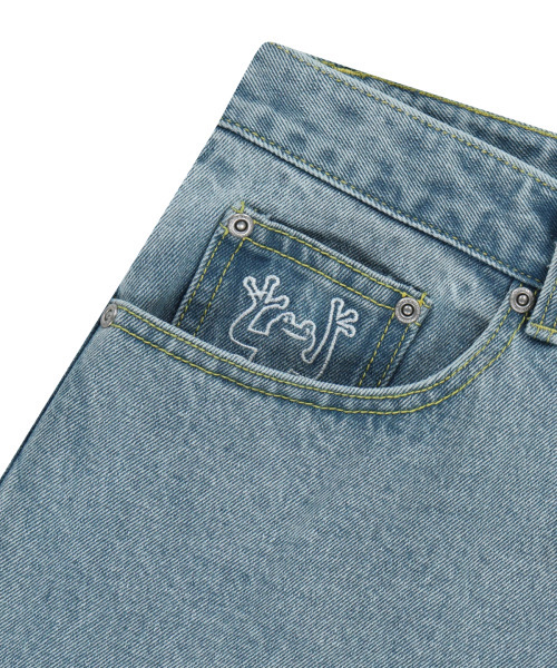 WKNDRS(ウィーキャンドース)の「FROG WIDE DENIM PANTS (L.DENIM)(デニムパンツ・レディース・その他・SMALL/MEDIUM/LARGE/X-LARGE)」の4枚目の写真