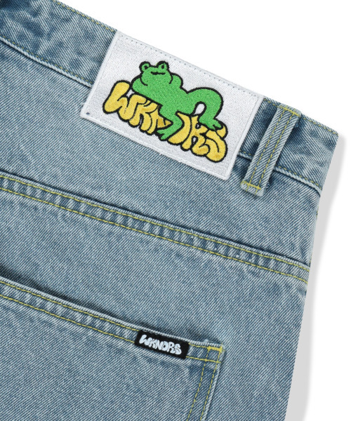 WKNDRS(ウィーキャンドース)の「FROG WIDE DENIM PANTS (L.DENIM)(デニムパンツ・レディース・その他・SMALL/MEDIUM/LARGE/X-LARGE)」の5枚目の写真