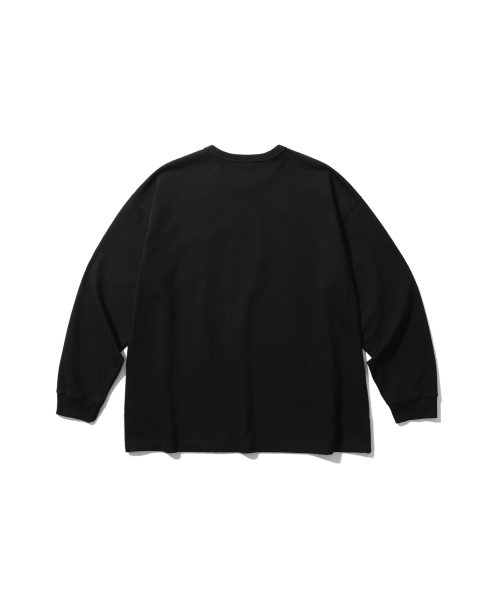 ANGLAN（アングラン）の「Essential Pocket Long Sleeve - Black（Tシャツ/カットソー・メンズ・その他・1/2）」の2枚目の写真