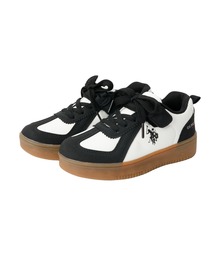 U.S. POLO ASSN.（ユーエスポロアッスン）の「【U.S. POLO ASSN.】KIDS 配色 プラットフォーム スニーカー（スニーカー）」