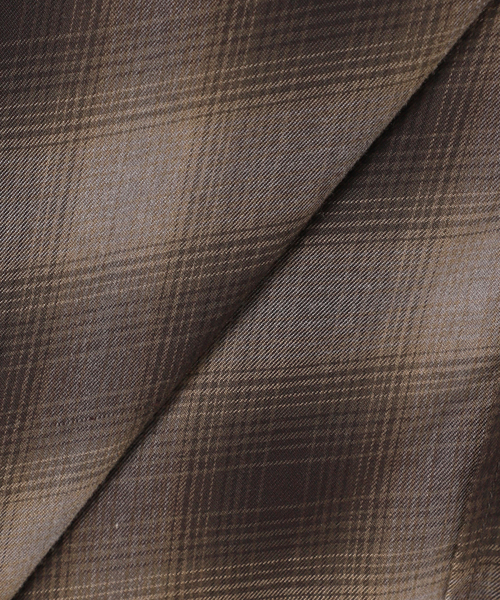 AP STUDIO（エーピーストゥディオ）の「オーバーダイオンブレチェックシャツ（シャツ/ブラウス・レディース・スミクロ/ブラウン・FREE）」の16枚目の写真