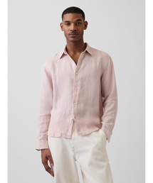 GAP | リネン100% リラックスフィットシャツ(シャツ/ブラウス)