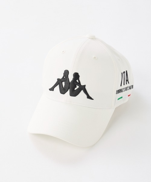 Kappa（カッパ）の「柄キャップ（キャップ・メンズ・ブラック/ホワイト/グレー・FREE）」の2枚目の写真