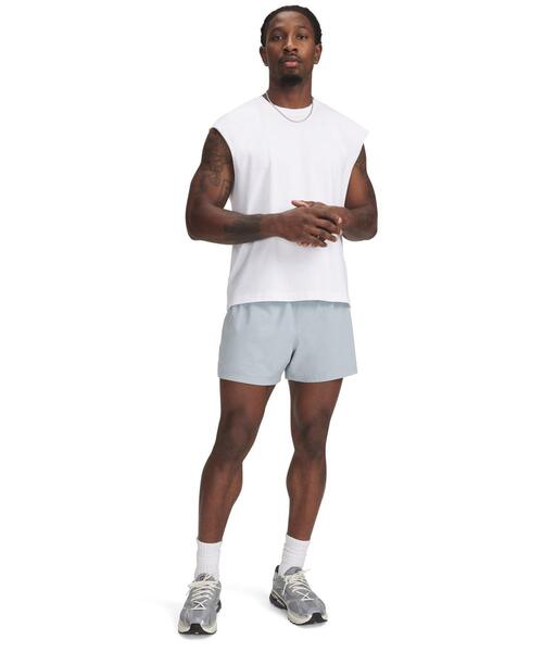 UNDER ARMOUR（アンダーアーマー）の「UAヘビーウエイト アイコン コットン タンク（ライフスタイル/メンズ）（タンクトップ・メンズ・ホワイト・2XL/M/S/L/XL）」の3枚目の写真