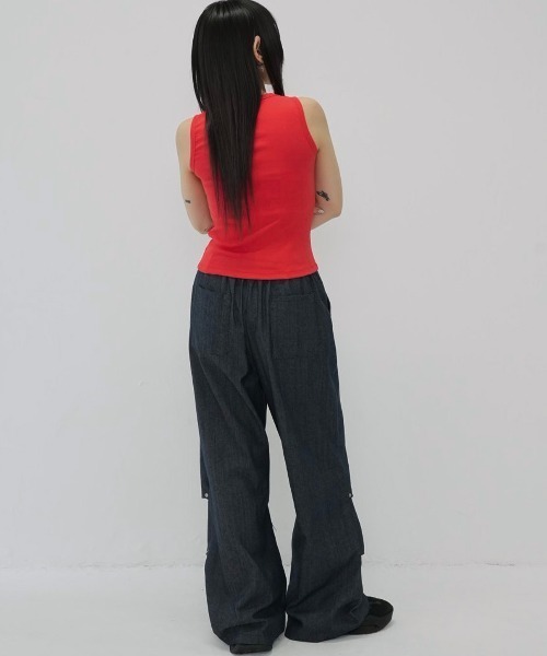 Enewd nina（エニュードニーナ）の「color rib tank top（タンクトップ・レディース・レッド/ブルー/アイボリー・FREE）」の22枚目の写真