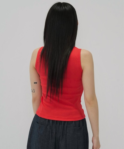 Enewd nina（エニュードニーナ）の「color rib tank top（タンクトップ・レディース・レッド/ブルー/アイボリー・FREE）」の19枚目の写真