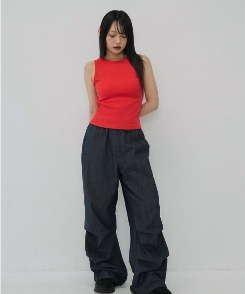 Enewd nina（エニュードニーナ）の「color rib tank top（タンクトップ・レディース・レッド/ブルー/アイボリー・FREE）」の20枚目の写真