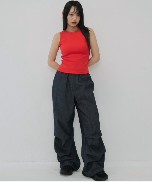 Enewd nina（エニュードニーナ）の「color rib tank top（タンクトップ・レディース・レッド/ブルー/アイボリー・FREE）」の21枚目の写真