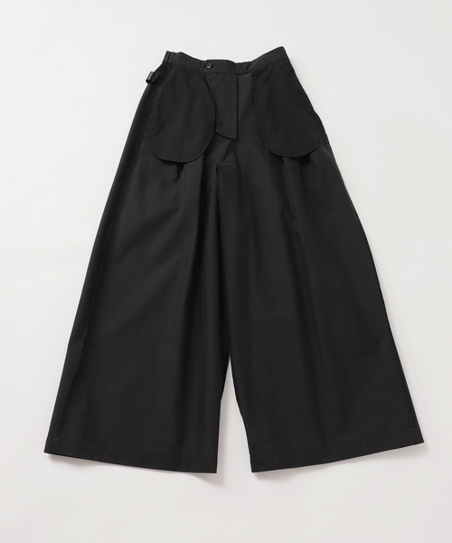 JOURNAL STANDARD relume(ジャーナルスタンダード レリューム)の「コットンナイロンタックワイドロングパンツ(チノパンツ・レディース・カーキ/ブラック/ベージュ・38/36)」の14枚目の写真