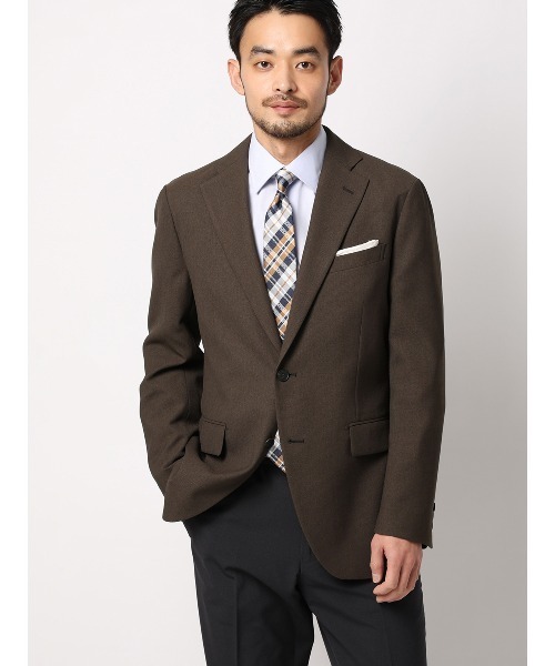 SUIT SQUARE｜スーツスクエア（メンズ）のスーツジャケット（ブラウン