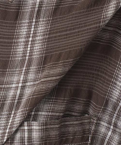 Deuxieme Classe(ドゥーズィエムクラス)の「追加 Deveaux Check Wash シャツ(シャツ/ブラウス・レディース・ブラウン・FREE)」の16枚目の写真